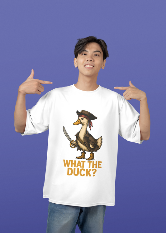 What The Duck? – Pirate Duck Oversized T-Shirt