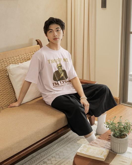 Trust Me, I'm Lying Tee – Oversized Terry Cotton